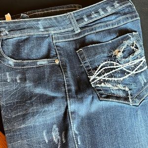 Cowgirl Tuff dark distressed “Filly”